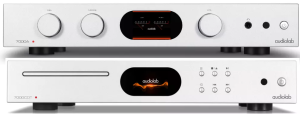 Zestaw - Wzmacniacz zintegrowany - Audiolab 7000A Srebrny 2023 + Odtwarzacz CD - Audiolab 7000CDT Srebrny | RATY 0% | SALA ODSŁUCHOWA POZNAŃ