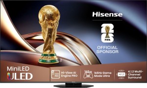 Telewizor ULED MiniLED Smart TV 4K 165 Hz - Hisense 85 '' 85U8Q | RATY 0% | SALA ODSŁUCHOWA POZNAŃ