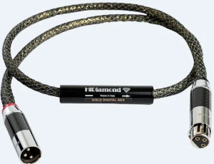 Kabel cyfrowy XLR AES - HiDiamond Gold Digital AES 1,0m  | RATY 0% | SALA ODSŁUCHOWA POZNAŃ