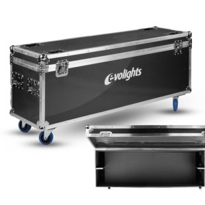 Skrzynia transportowa na 4 ruchome efekty oświetleniowe akcesoria 4 kółka mechanizm blokady - EVOLIGHTS LUMEN ROTO CASE 4IN1 | RATY 0% | SALA ODSŁUCHOWA POZNAŃ