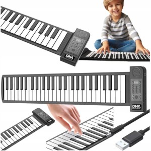 Keyboard zwijany silikonowy przenośny bateryjny klawisze organy - DNA ROLL 61 V2 | RATY | SALA ODSŁUCHOWA POZNAŃ