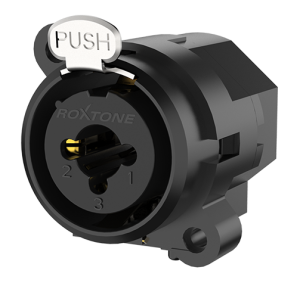 Gniazdo tablicowe panelowe combo XLR JACK 6.3 - Roxtone XLR RC6FS | RATY | SALA ODSŁUCHOWA POZNAŃ