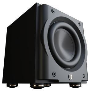 Subwoofer aktywny 8" 500W, zamknięty, sterowanie z urządzeń mobilnych - Perlisten R8s Matowy czarny | RATY 0% | SALA ODSŁUCHOWA POZNAŃ