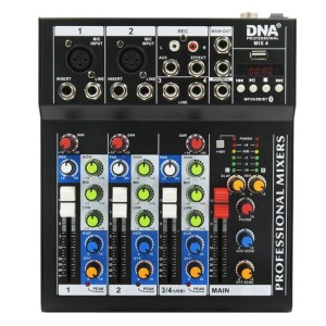 Mikser audio USB MP3 analogowy 4 kanały - DNA MIX 4