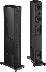 Kolumna podłogowa z aktywną sekcją basową - Goldenear Technology T66 Czarna EX DEMO | RATY 0% | SALA ODSŁUCHOWA POZNAŃ