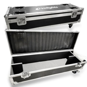 Skrzynia transportowa na 2 efekty oświetleniowe przegroda na akcesoria 4 kółka mechanizm blokady - EVOLIGHTS LUMEN ROTO 0 CASE 2IN1  | RATY 0% | SALA ODSŁUCHOWA POZNAŃ 