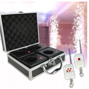 Bezprzewodowy system do zdalnego odpalania fontann iskier 4 odbiorniki case 2 piloty - SUPRIMO SL4   | RATY | SALA ODSŁUCHOWA POZNAŃ