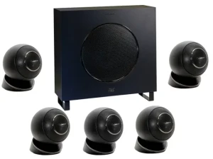 Zestaw 5.1 - Cabasse EOLE 4 5.1 Home Cinema System Pack Black | RATY 0% | SALA ODSŁUCHOWA POZNAŃ
