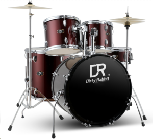 Zestaw perkusyjny - Dirty Rabbit Q900-Red | RATY 0% | SALA ODSŁUCHOWA POZNAŃ 