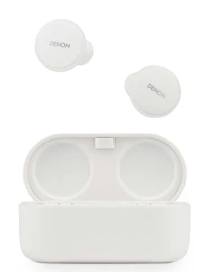 Słuchawki True Wireless z ANC i aptX Lossless dokanałowe - Denon PerL Pro Białe | RATY 0% | SALA ODSŁUCHOWA POZNAŃ 