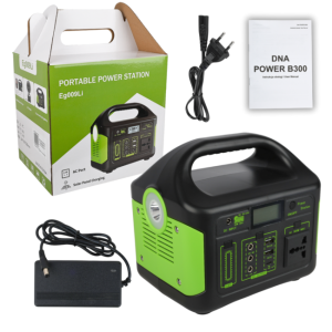 Przenośna stacja zasilania powerbank AC 3xDC 2xUSB-A - DNA POWER B300-C 300W 256 Wh 20000 mAh źródło światła LED  | RATY | SALA ODSŁUCHOWA POZNAŃ 