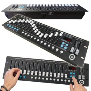 Sterownik DMX 192-kanałowy 16 suwaków rack 19" 3U - LIGHT4ME DMX 192 F16 | RATY | SALA ODSŁUCHOWA POZNAŃ