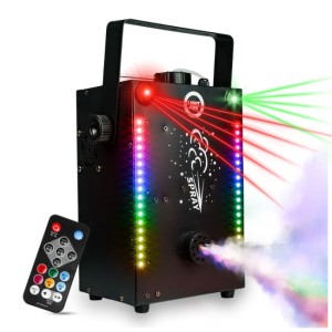 Wytwornica dymu mgły LED efekt lasera timer pilot - LIGHT4ME FOG LASER LIGHT4ME LED WALL 40x3W RGB | RATY | SALA ODSŁUCHOWA POZNAŃ