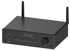  Multi wejściowy wzmacniacz audio z odbiornikiem i nadajnikiem Bluetooth - Arylic B50 | RATY 0% | SALA ODSŁUCHOWA POZNAŃ