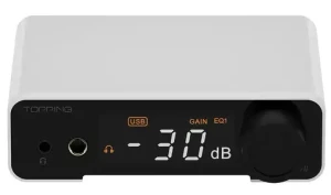 Audiofilski przetwornik DAC, wzmacniacz słuchawkowy i procesor DSP (Gaming Ready) - Topping DX1 II Silver | RATY | SALA ODSŁUCHOWA POZNAŃ 