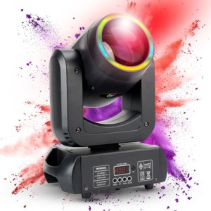 Głowica ruchoma beam oświetlenie sceniczne LED DMX efekt ring uchwyt montażowy - LIGHT4ME MH BEAM 150 RING  | RATY | SALA ODSŁUCHOWA POZNAŃ
