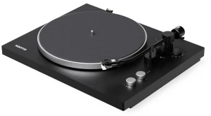Półautomatyczny gramofon z napędem paskowym, Bluetooth 5.3 i przedwzmacniaczem - Kanto OBI3 G2  Czarny  | RATY 0% | SALA ODSŁUCHOWA POZNAŃ
