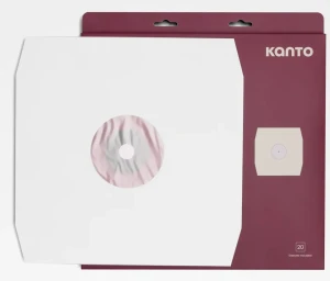 Antystatyczne, papierowo-foliowe koperty wewnętrzne na płyty winylowe 12" (Zestaw 20 sztuk) - Kanto TT-IS20 | RATY | SALA ODSŁUCHOWA POZNAŃ