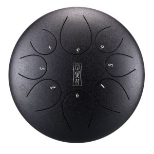 Round tongue drum 12" 8 ton - Hluru TY8-12-Charcoal  | RATY | SALA ODSŁUCHOWA POZNAŃ