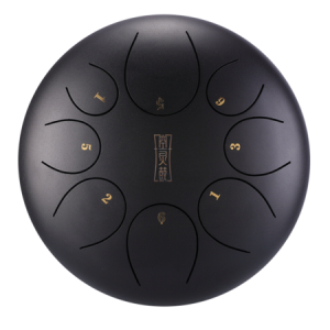 Round tongue drum 12" 8 ton - Hluru TY8-12-InkBlack  | RATY | SALA ODSŁUCHOWA POZNAŃ 