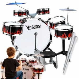 Duża perkusja dla dzieci z 6 bębnami i 2 talerzami - SUPRIMO K-DRUMS 2  | RATY | SALA ODSŁUCHOWA POZNAŃ 