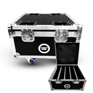 Skrzynia transportowa na 4 efekty oświetleniowe przegroda na akcesoria 4 kółka mechanizm blokady - LIGHT4ME VENOM STROBE V2 CASE 4IN1  | RATY 0% | SALA ODSŁUCHOWA POZNAŃ