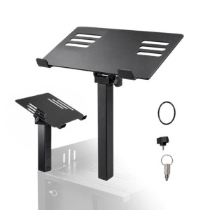 Postawka narożna do stanowiska DJ  do laptopa czarna regulowana 7,5-28 cm do 5 kg - DNA DJD | RATY | SALA ODSŁUCHOWA POZNAŃ