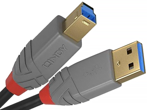 Kabel USB 3.0 typ A-B - Lindy Anthra Line 36744 5m