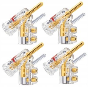 Wtyki bananowe pozłacane - WBT-0610 Cu nextgen™ WBT-PlasmaProtect™ 4szt.