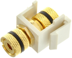 Gniazdo naścienne głośniowe Keystone, łącznik modułowy - Prium PRMK1B