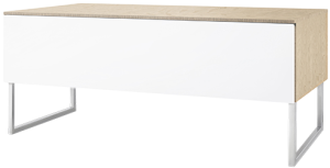 Szafka RTV - Norstone Khalm 140 Fornir jasny dąb