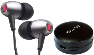 Zestaw Słuchawek dokanałowych - Aune E1 + Aluminiowe etui na słuchawki - Aune HC1 