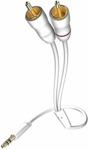 Przewód Audio - Inakustik Jack-2xRCA 1.5m