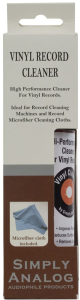 Płyn do oczyszczania płyt winylowych 200 ml + ściereczka z mikrofibry - Simply Analog