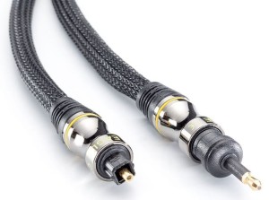 Kabel optyczny toslink - toslink + adapter mini toslink - Eagle Cable Opto Deluxe 21030 3m