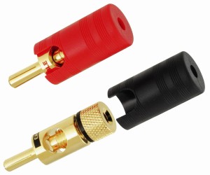 Wtyki bananowe - Eagle Cable Deluxe Banana Luxus 25700 4szt.