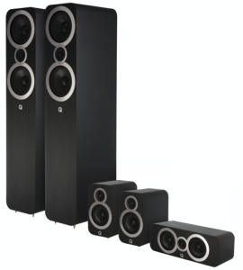 Zestaw kolumn 5.0 - Q Acoustics QA Cinepack 3050i Czarny