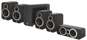 Zestaw kolumn 5.1 - Q Acoustics QA Cinepack 3010i S Czarny
