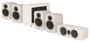 Zestaw kolumn 5.1 - Q Acoustics QA Cinepack 3010i S Biały