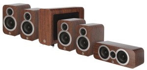 Zestaw kolumn 5.1 - Q Acoustics QA Cinepack 3010i S Orzech