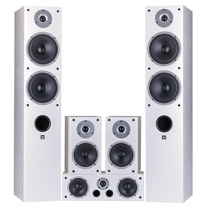 Zestaw kolumn 5.0 - Wilson RAPTOR 7/1/VOCAL Biały