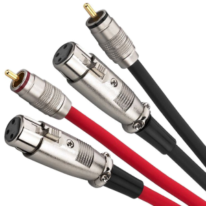 Kabel RCA - gniazdo XLR - Monacor MCA-158j 1.5m