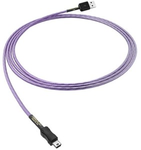 Kabel USB 2.0 typ USB 2.0 A - Mini-B- Nordost Purple Flare USB 2.0 1m