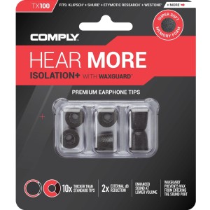 Pianki do słuchawek - Comply Hear More Isolation+ TX100 Rozmiar M