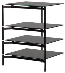 Stolik audio RTV Hi-Fi pod gramofon, wzmacniacz -  Sonorous RX6040 Czarny