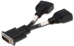 Przejściówka (adapter) DMS59 (DMS-59) na 2 x VGA (D-sub) - Lindy 41010