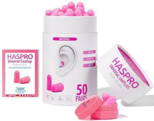 Stopery do uszu - Haspro Tube50 Różowe