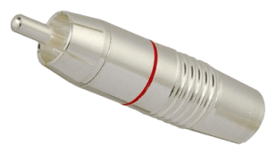 Wtyk RCA posrebrzany - KaCsa Audio RP-412ST