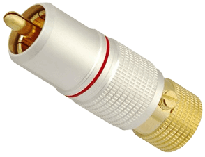 Wtyk RCA pozłacany - KaCsa Audio RP-245GT