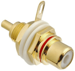 Gniazdo montażowe RCA - KaCsa Audio RJ-133GT